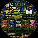 Jazzcash and Easypaisa Supported Games