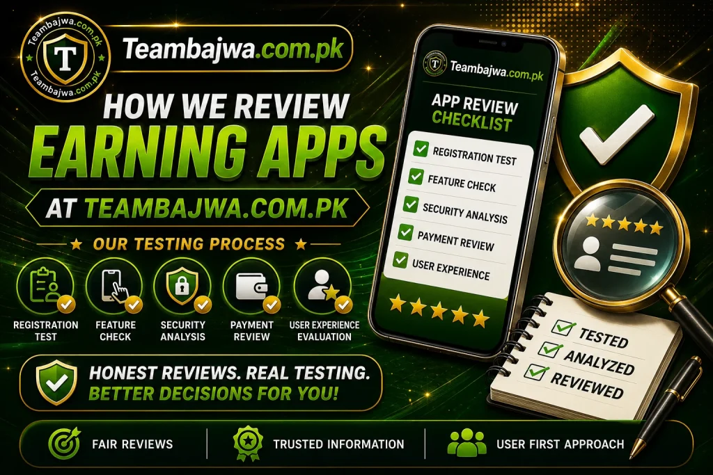 How We Review Earning Apps