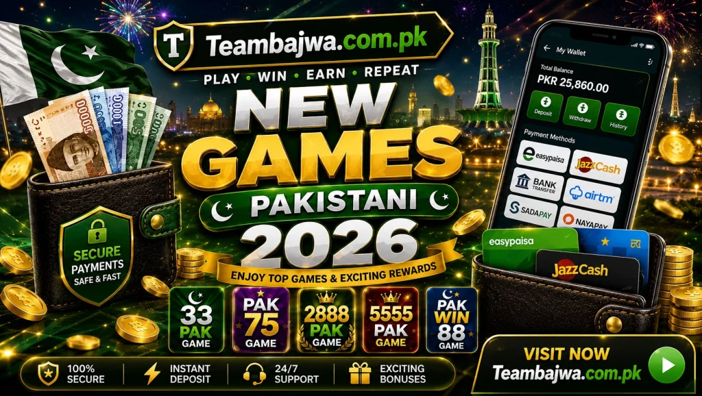 New Games In Pakistan