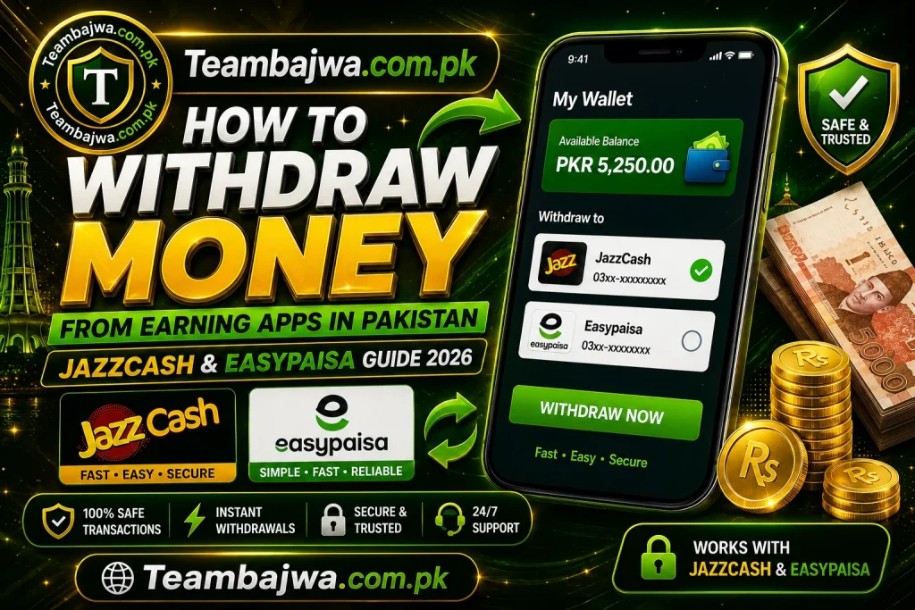 How to Withdraw Money from Earning Apps